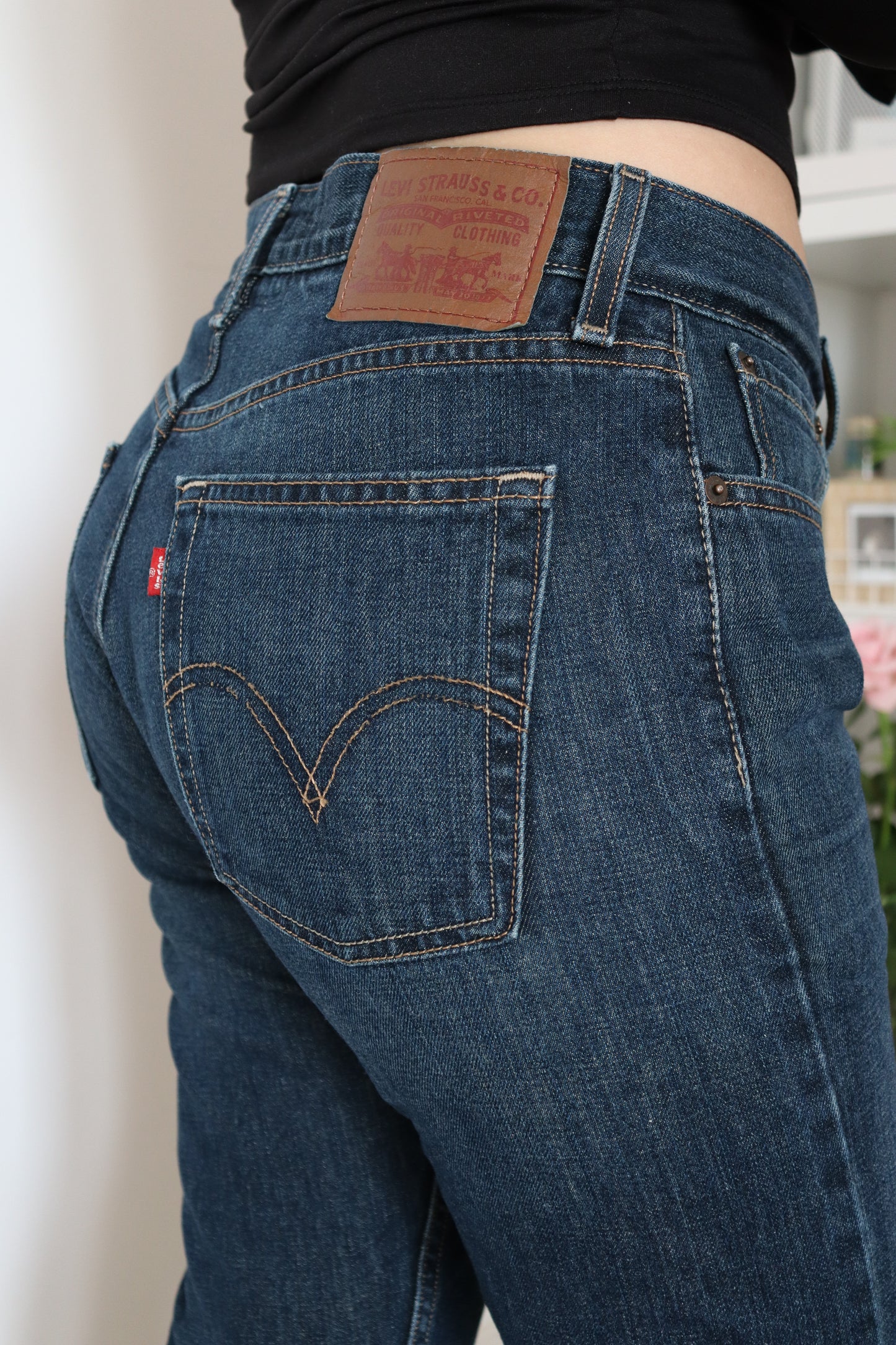 Le jeans Lévis straight vintage