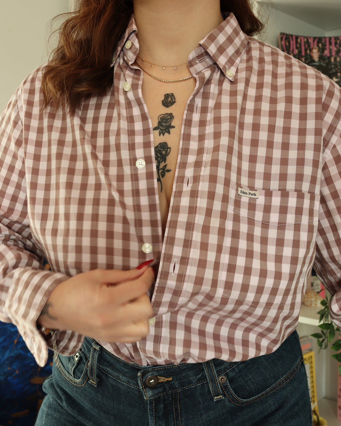 La chemise Eden Park Vintage rose