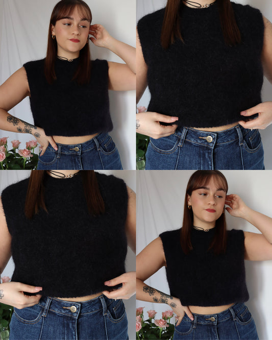 Le top en maille